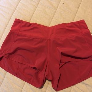 Hot pink Lululemon Running Shorts